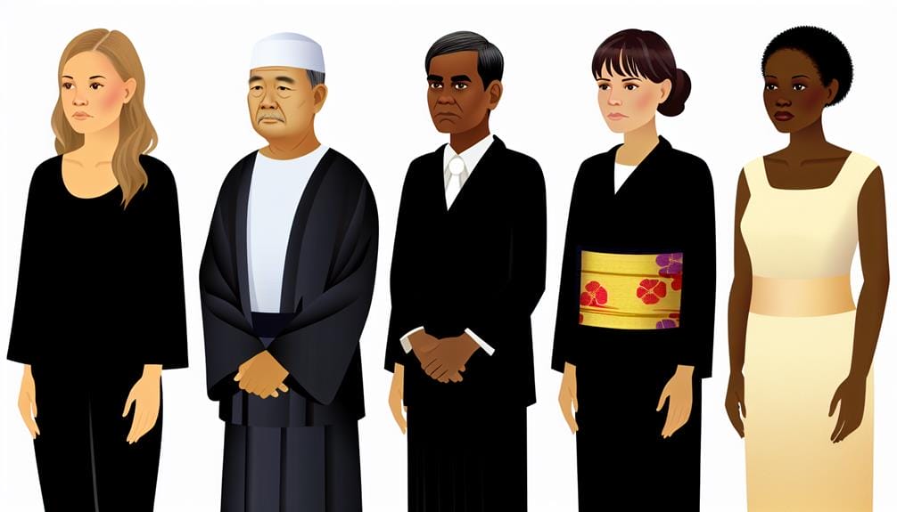 cultural diversity in funeral attire