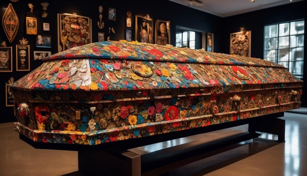 personal symbols in coffins