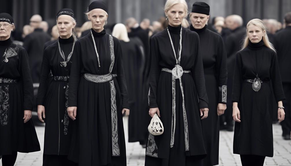 scandinavian funeral attire styles